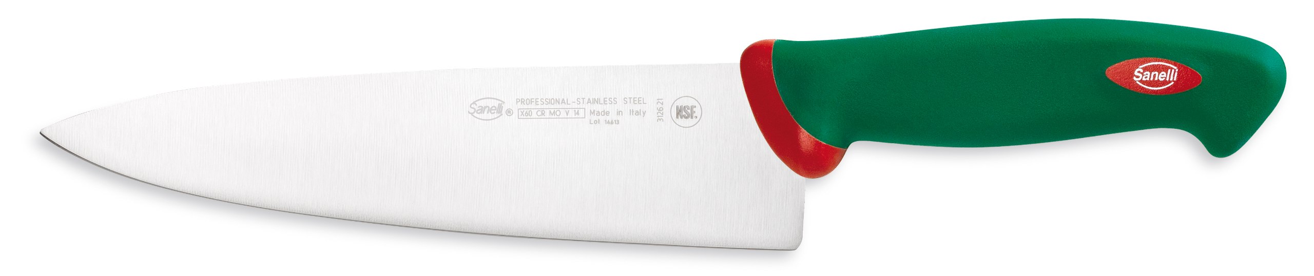 Поварской нож Sanelli Premana Professional 312618 на белом фоне